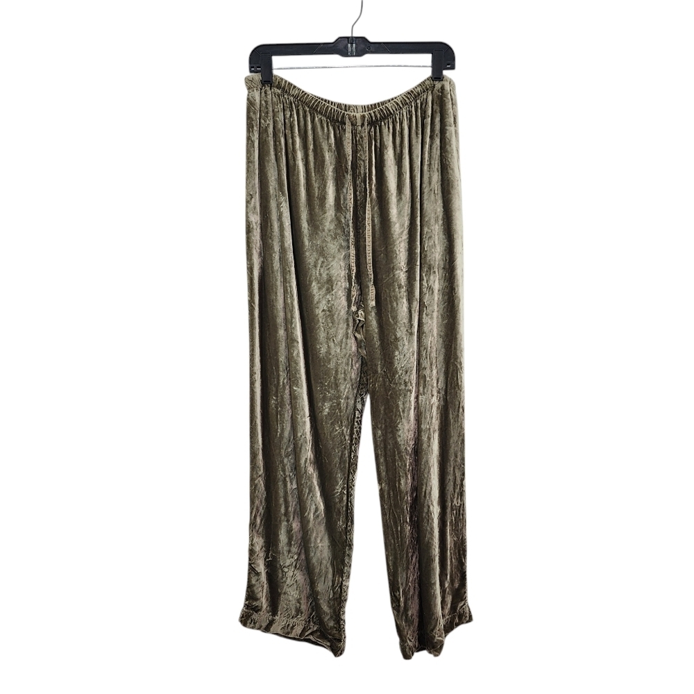 Allen Allen USA Vintage Women's Elastic Waist Velvet Pants Size Small